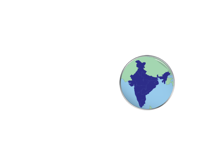India Map zommed In